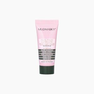 Mudmasky Pearl Polish Superglow Pink Clay Mask: Mask-to-Scrub